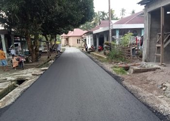 Sejak Puluhan Tahun Lalu Tak Diaspal, Kini Jalan Simpang Samudra Surantih Mulus
