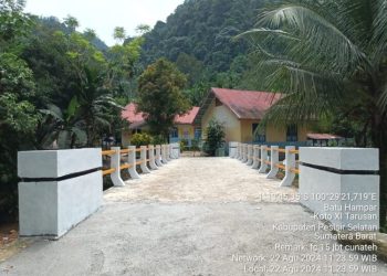 Jembatan Kampung Cumateh Rampung, Masyarakat Ucap Syukur