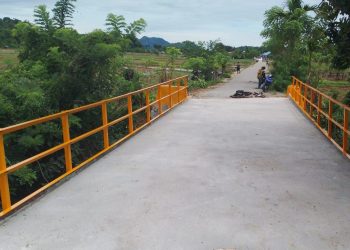 Jembatan Penghubung Nagari Rawang Gunung Malelo – Koto Taratak Rampung Sesuai Jadwal