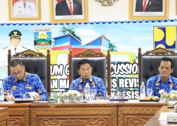 Wabup Pesibar Jelaskan RTRW Kabupaten Merupakan Turunan dari Propinsi