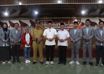 KPU Lampung Barat Gelar Rapat Pleno Pengundian Nomor Urut, Paslon PM Dapat Nomor Urut 2