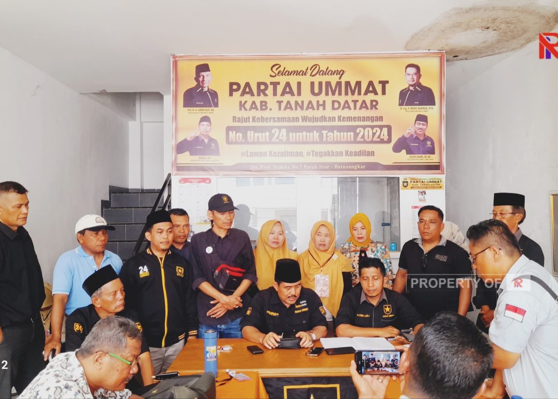 Pengurus Partai Ummat Tanah Datar akan Tindaklanjuti Anggota yang Tak Patuhi Keputusan DPP