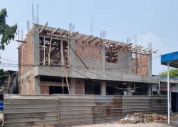 Bangunan 2 Lantai di SPBU Cendrawasih Tanpa PBG Masih Terus Berjalan