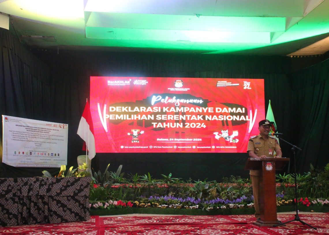 Pj Walikota Suprayitno Optimis, Kampanye Berjalan Damai Aman serta Riang Gembira