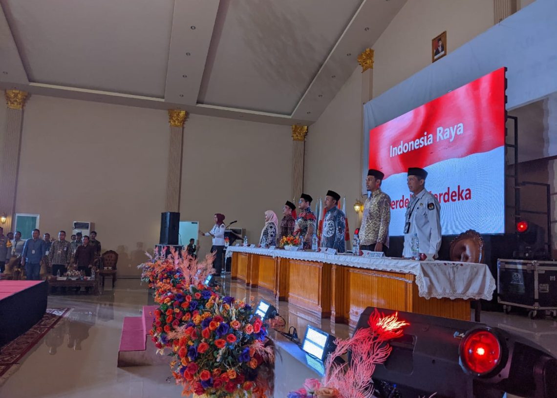 Euforia Pendukung Paslon Menandai Pencabutan Nomor Urut Resmi Ditetapkan KPU Kota Pariaman