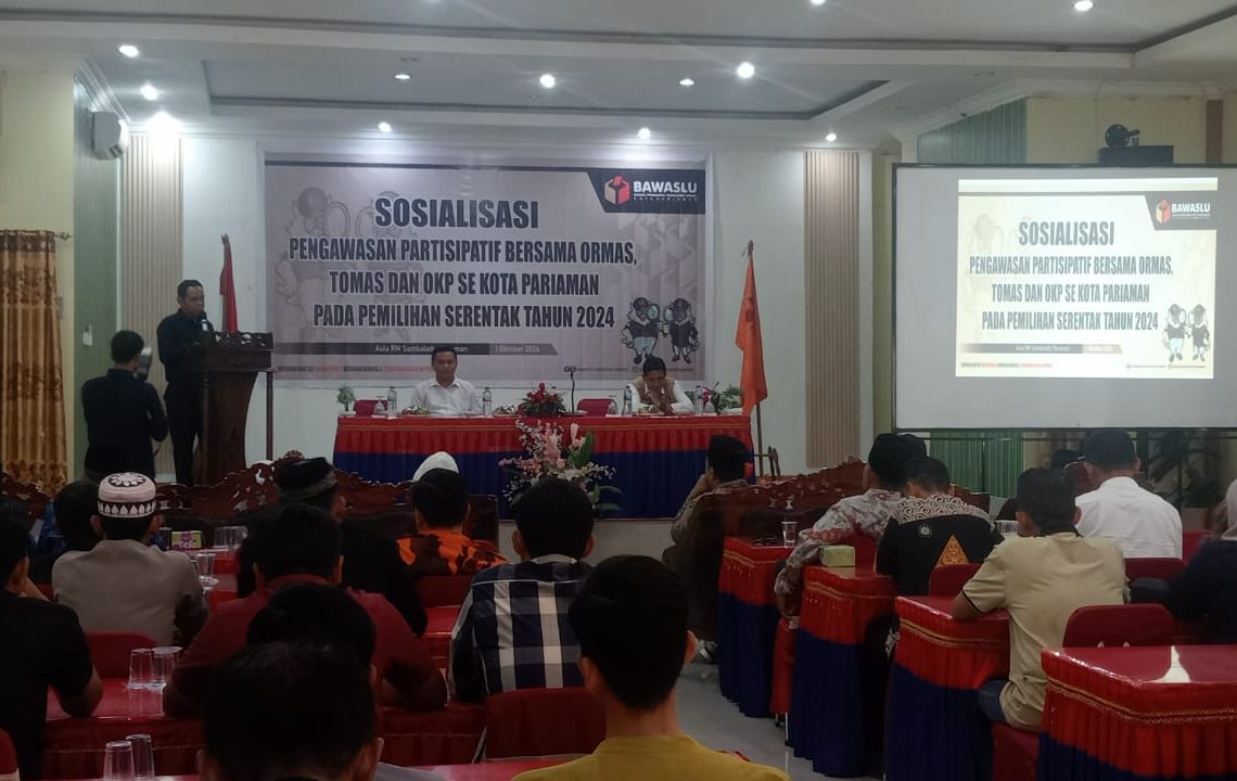 Bangkitkan Gerakan Moral, Bawaslu Pariaman Gandeng Ormas, Tomas dan OKP Hadapi Pilkada 2024