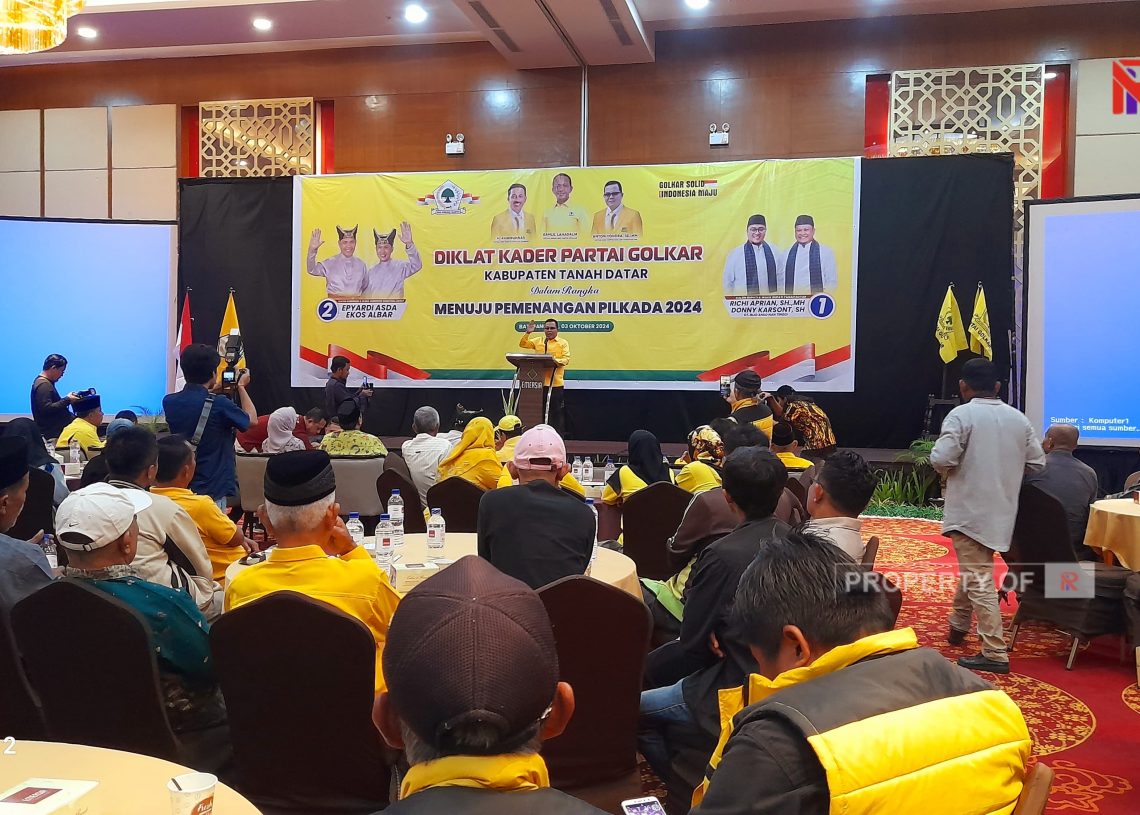 Golkar Tanah Datar All Out Dukung Epyardi Asda-Ekos Albar dan Richi-Donny di Pilkada 2024