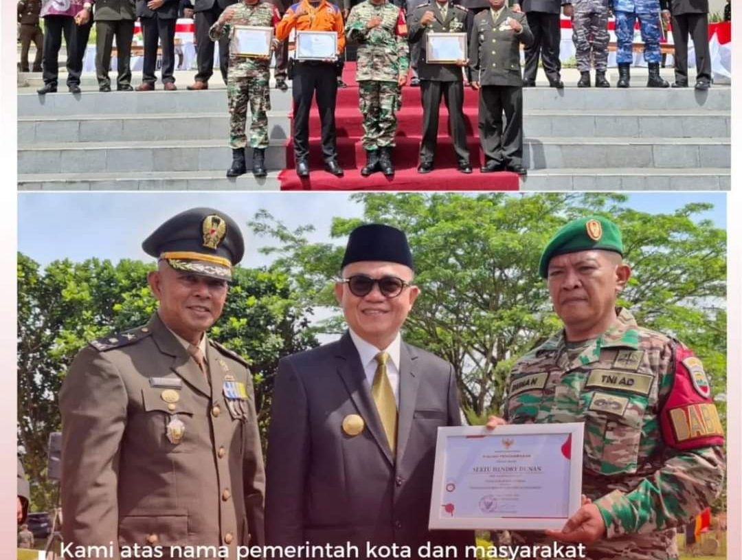 Peringatan HUT TNI ke 79, Pjs Wako Apresiasi Semangat Patriotisme TNI