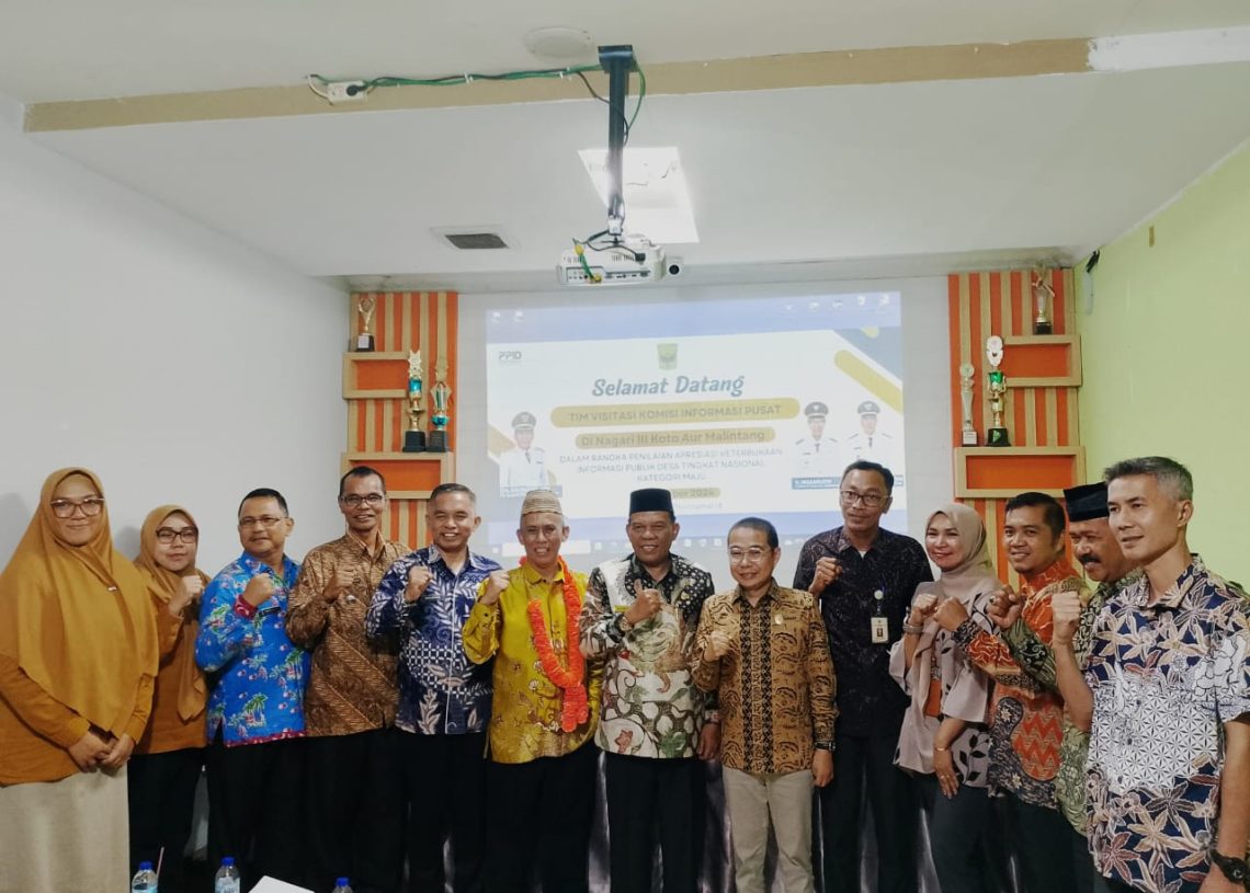 Nagari III Koto Aur Malintang Divisitasi, Plt Bupati Rahmang Optimis Terbaik Nasional