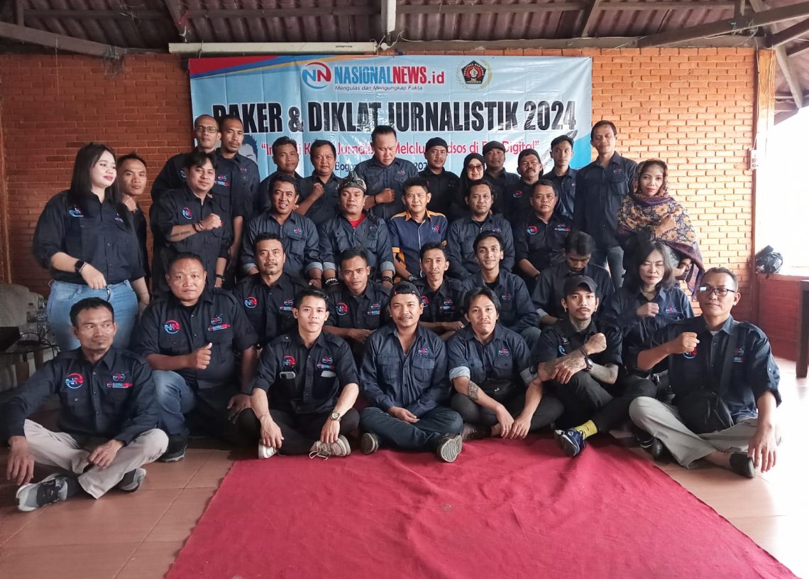 Media Nasionalnews.id Raker dan Diklat di Pondok Wisata Alam Nur Amir Bogor