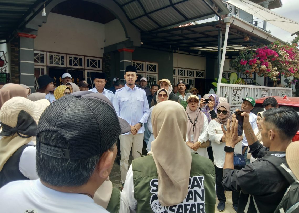 Blusukan di Kantong Suara Kawasan Sawah Paduan dan Lambau, Erman-Heldo Target Maksimal