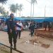 Petugas Trantib Bongkar Lapak Pedagang Kaki 5 di Kawasan Pasar Ibuh Blok Timur