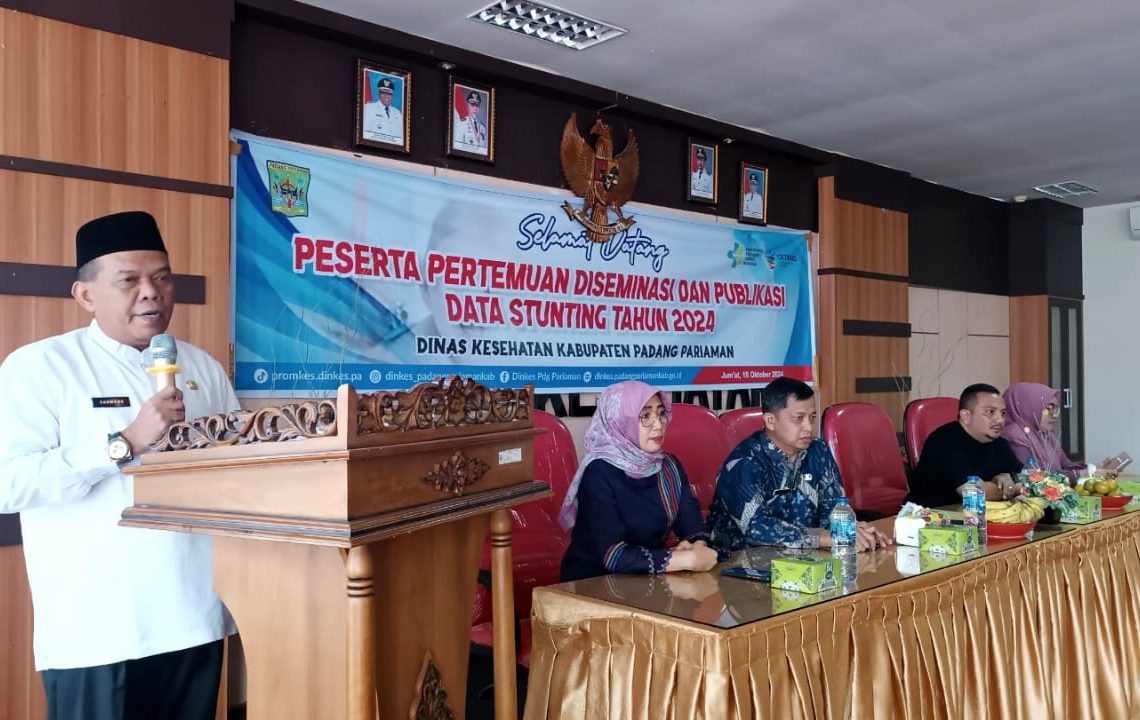 Diseminasi dan Publikasi Data Stunting Tahun 2024, Rahmang Berharap Benahi Kekurangan Melalui SPEM