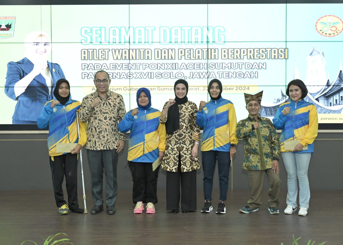 Ketua Perwosi Sumbar Apresiasi Atlet dan Pelatih Wanita Berprestasi di PON dan Peparnas 2024
