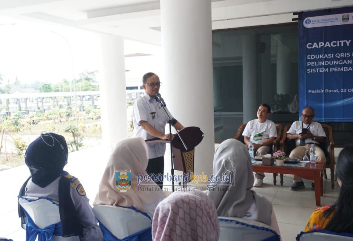 Hadirkan Narasumber dari Perbankan, Pemkab Pesibar Gelar Sosialisasi Capacity Building Edukasi QRIS