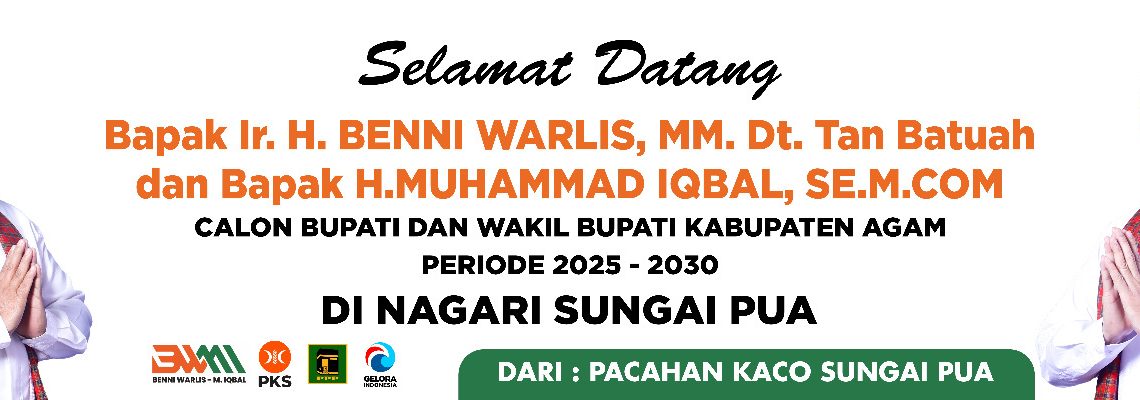Niniak Mamak dan Masyarakat Nagari Koto Garang Anak Koto, Tanjung Raya Dukung Benni-Iqbal