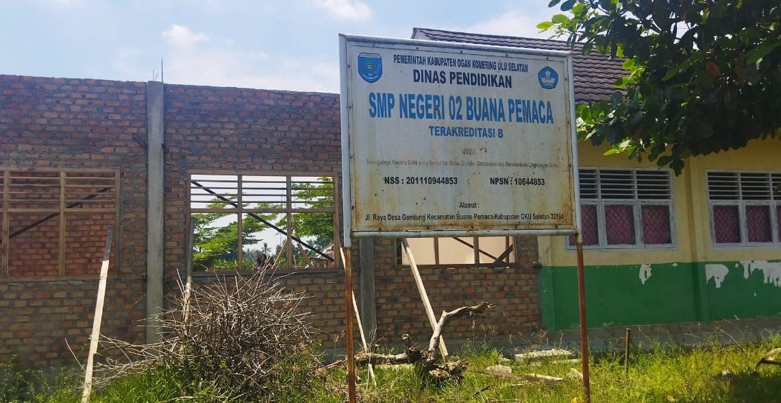 Menyorot Proyek Pembangunan SMP Negeri 02 Buana Pemaca Diduga Salahi Aturan