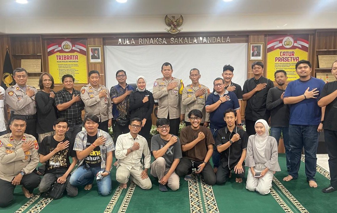 Kapolsek Grogol Petamburan, Gelar Silatuhrami Bersama Rekan Media Jakarta Barat