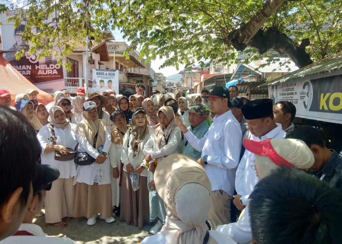 Pemilih Terbanyak di Kota Bukittinggi, Erman-Heldo Prioritaskan Kelurahan Tarok Dipo