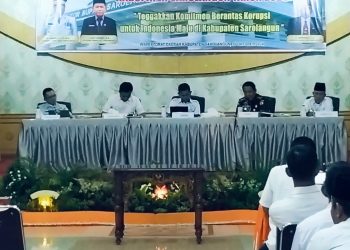Pj Bupati Hadiri Sosialisasi Anti Korupsi KPK-RI Tahun 2024