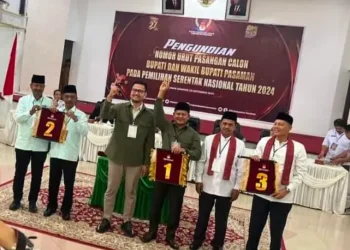 KPU Pasaman Gelar Rapat Pleno Terbuka Pengundian dan Penetapan Nomor Urut Paslon