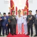 Pj Wako Padang Andree Algamar Hadiri Upacara HUT TNI ke-79 di Istana Gubernur Sumbar