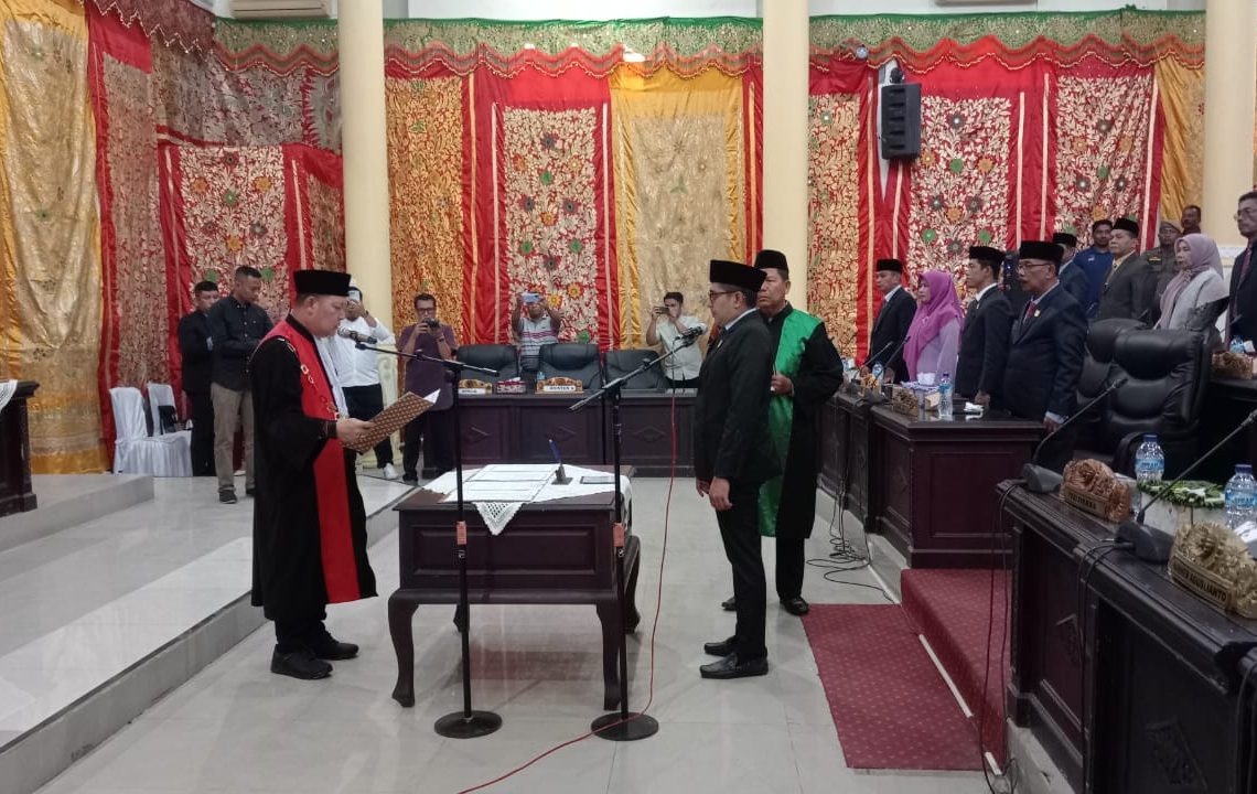 Sempat Tertunda, Yogi Firman Akhirnya Dilantik Jadi Wakil Ketua DPRD Kota Pariaman 2024 – 2029