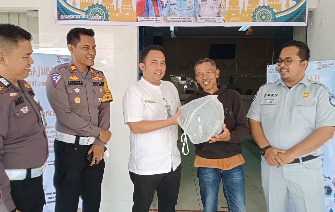 Bayar Pajak Kendaraan di Hari Jumat, Samsat Kota Pariaman Sediakan Doorprize