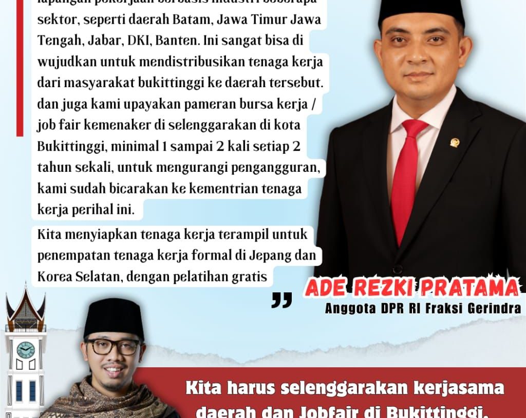 Program Ketenagakerjaan Prioritas Erman Safar Periode Kedua, Jalin Kemitraan Dalam dan Luar Negeri