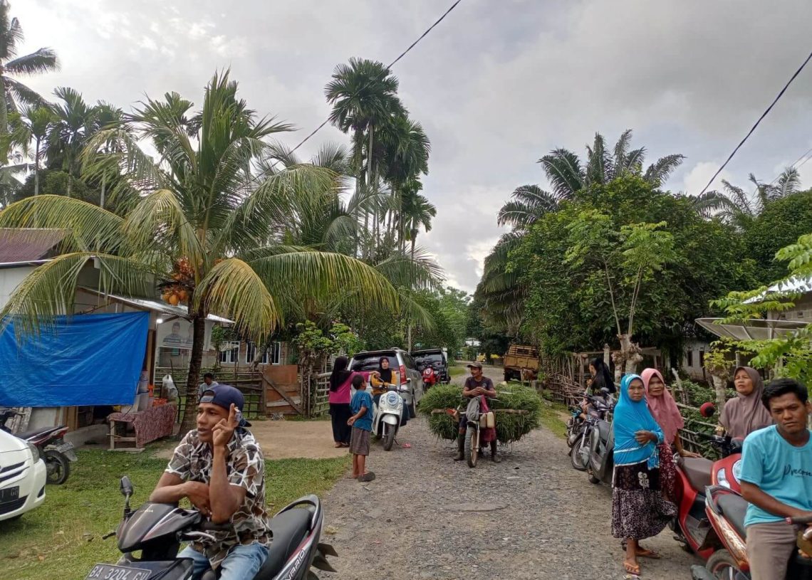 Sekian Lama Tak Tersentuh Pembangunan, Ruas Jalan Kampung Bukit Panjang Bakal Diaspal