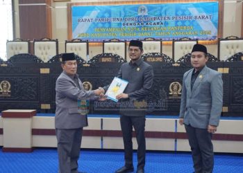 Wabup Pesibar Sampaikan Pendapatan APBD TA 2025 Diproyeksikan Sebesar Rp.876.035.746.935