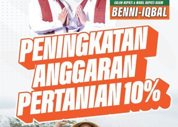 Sejahterakan Petani, Benni-Iqbal Anggarkan Bidang Pertanian 10 Persen