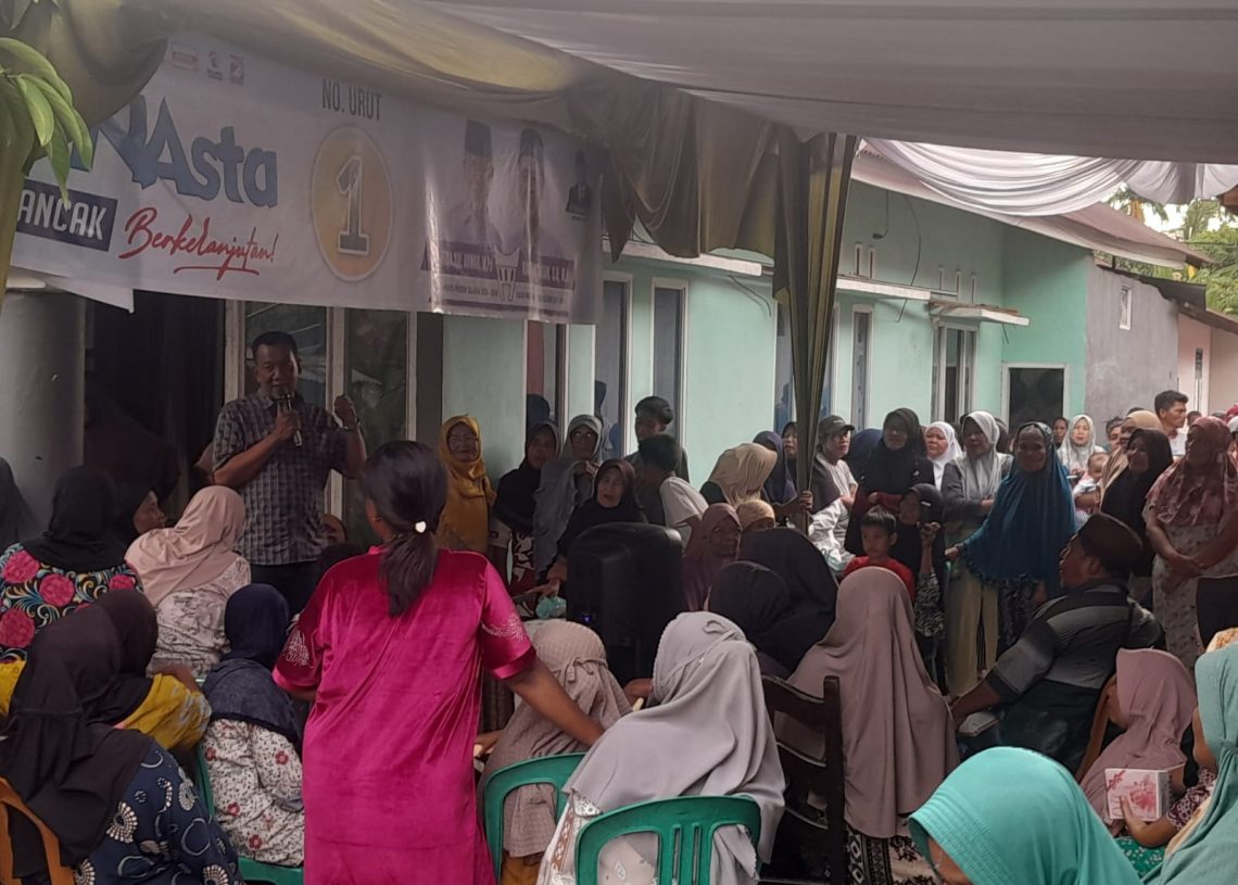 Antusias Warga Cimpu Surantih Padati Kampanye Cabup Rusma Yul Anwar