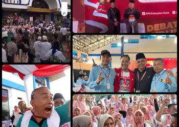 Di Debat Publik ke 2, Ratusan Pendukung Paslon 01 “Solok Berbudi” Padati Hall Gor Batu Batupang