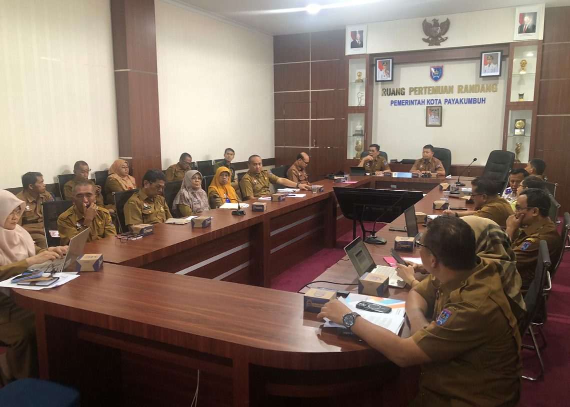 Pemko Payakumbuh Gelar Rapat Koordinasi Evaluasi Kinerja Program Penanggulangan Kemiskinan