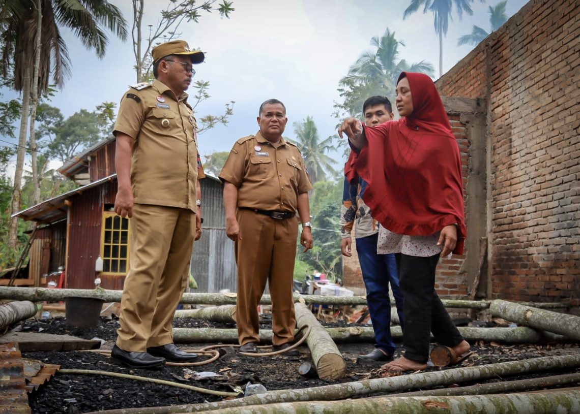 Pj Walikota Suprayitno Sampaikan Duka Cita Atas Musibah Korban Kebakaran