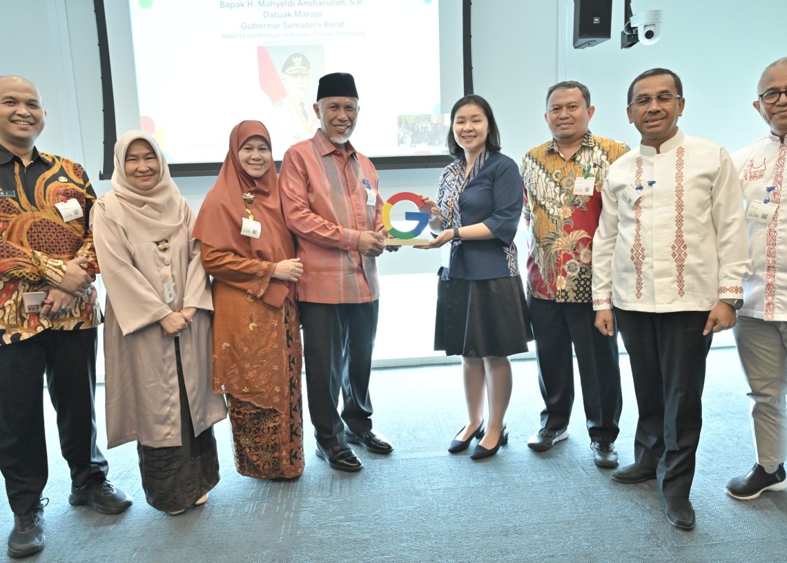 Sambangi Kantor Google Indonesia, Gubernur Mahyeldi Tawarkan Sejumlah Program Kolaboratif