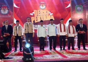 KPU Pasaman Gelar Debat Perdana Paslon Bupati Dan Wakil Bupati Pasaman