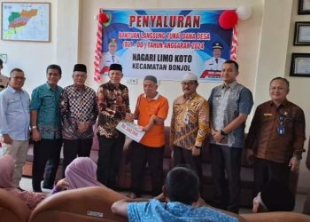 BLT Limo Koto Diserahkan, Bupati Sabar AS: Manfaatkan Sebaik-baiknya