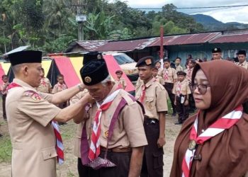 Tutup KML Kwaran Mapat Tunggul: Sabar AS: Jadilah Pramuka yang Berprestasi