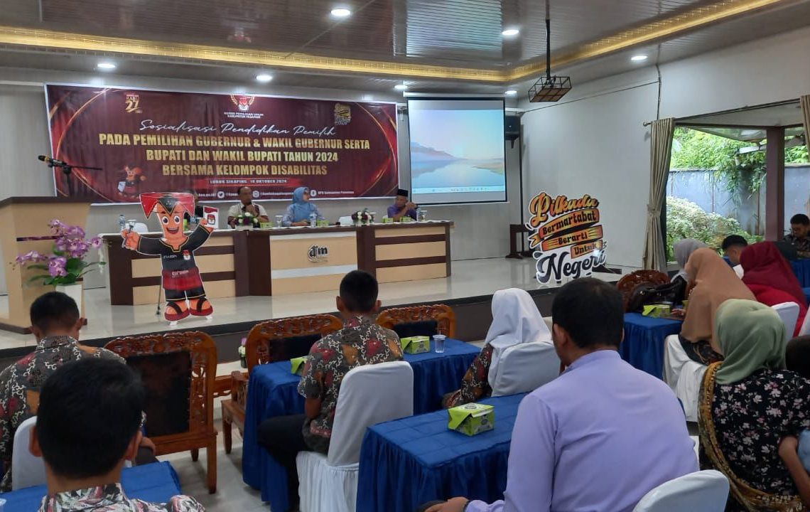 KPU Pasaman Gelar Sosialisasi Pilkada Ramah Bagi Penyandang Disabilitas