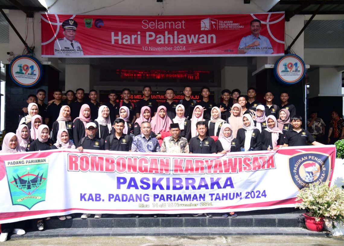 Lepas Rombongan Karya Wisata Paskibraka 2024, Plt Bupati Rahmang : Tanamkan Empat Pilar Kebangsaan