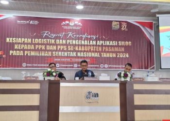 KPU Pasaman Gelar Bimtek Penggunaan Aplikasi Silog