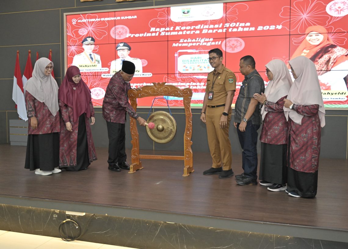 Buka Rakor SOIna Sumbar 2024, Gubernur Mahyeldi Tegaskan Pentingnya Kanalisasi Bakat Anak Difabel 