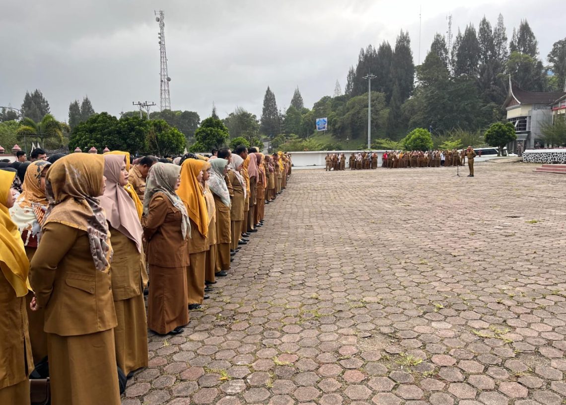 Jadi Pembina Upacara, Sekdakab Solok Sampaikan Beberapa Poin