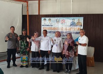 Guna Tekan Angka Stunting, Pemkab Pesisir Barat Gelar Rapat Monev TPPS