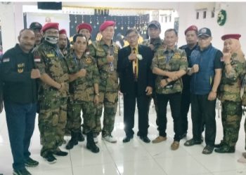 Toleransi dan Jaga Persatuan, Ranting GRIB Jaya Tegal Alur Giat Pengamanan di Rumah Ibadah Gereja