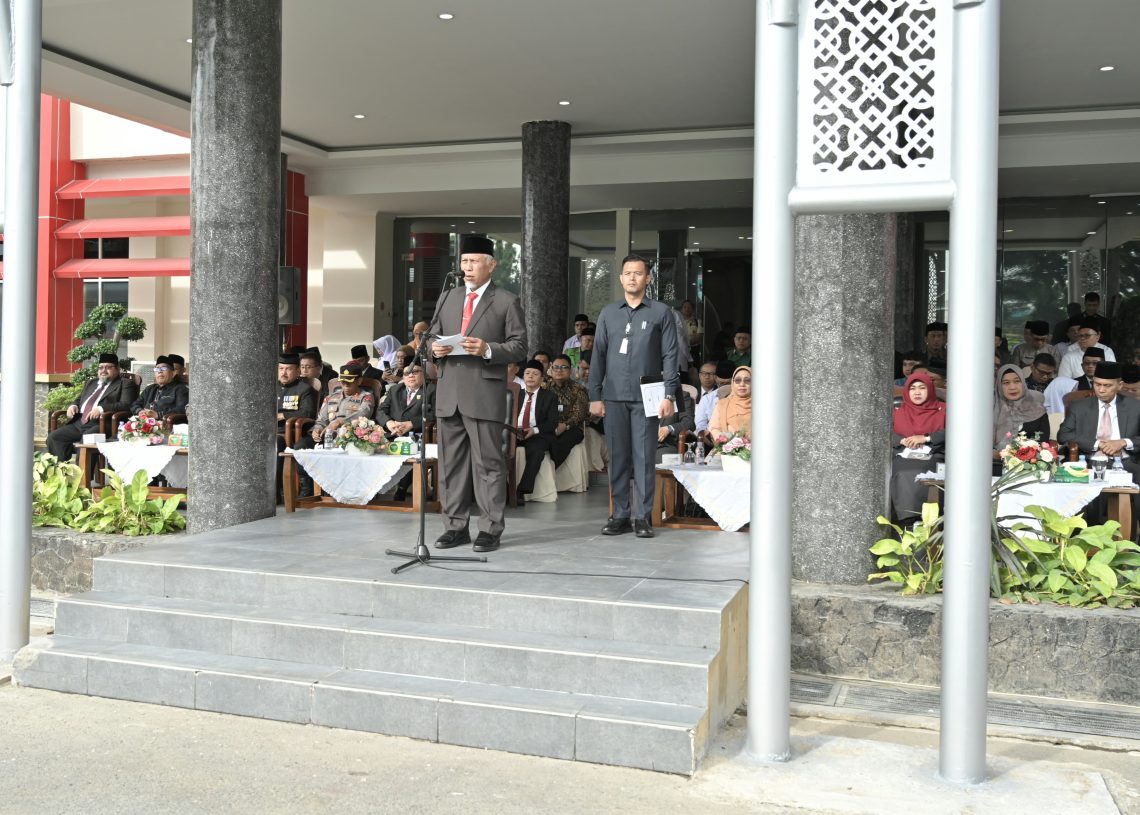 Upacara HAB ke-79, Gubernur Mahyeldi Berharap Kemenag Jadi Contoh dalam Penyelenggaraan Pemerintah