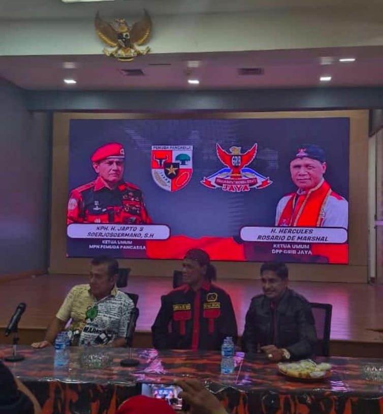 Ciptakan Harmonis, Dua Tokoh Besar Ormas Nasional GRIB Jaya dan Pemuda Pancasila Gelar Silaturahmi