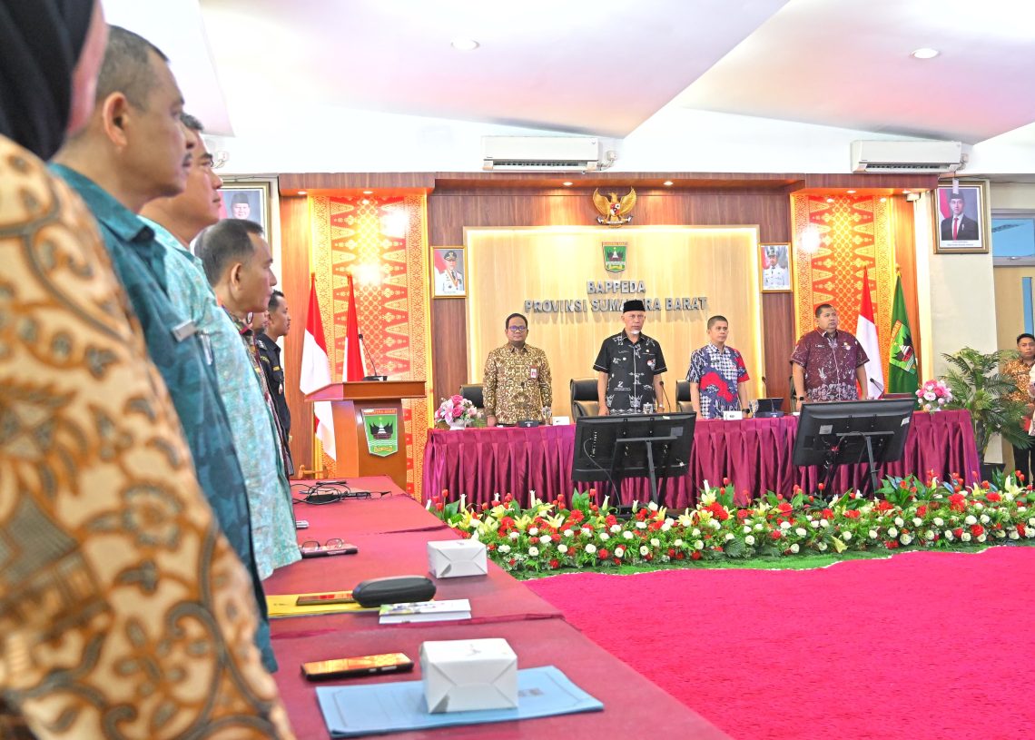 Gubernur Mahyeldi Ingatkan Kepala OPD terkait Pentingnya Akurasi Data bagi Pembangunan Daerah